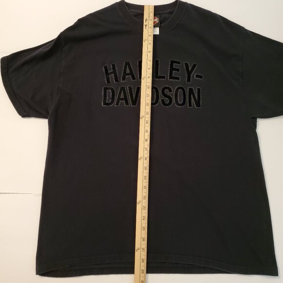 Harley Davidson black men's T shirt from Houston, TX, size XL, 100% cotton. - Picture 3 of 9